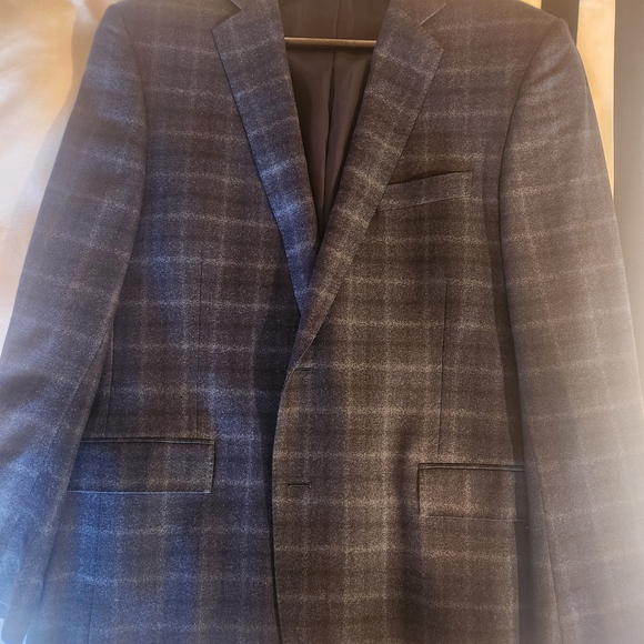 Brooks Brothers 46R Men's Blue Plaid Blazer